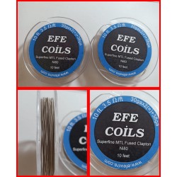 efe coils mtl superfine fused clapton 10 feet