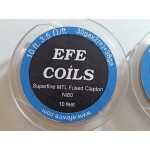  efe coils mtl superfine fused clapton 10 feet