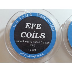 efe coils mtl superfine fused clapton 10 feet