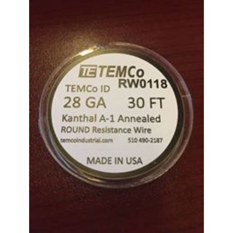 TEMCo 28 GA KANTHAL A1 MAKARA TEL 30 (FEET)