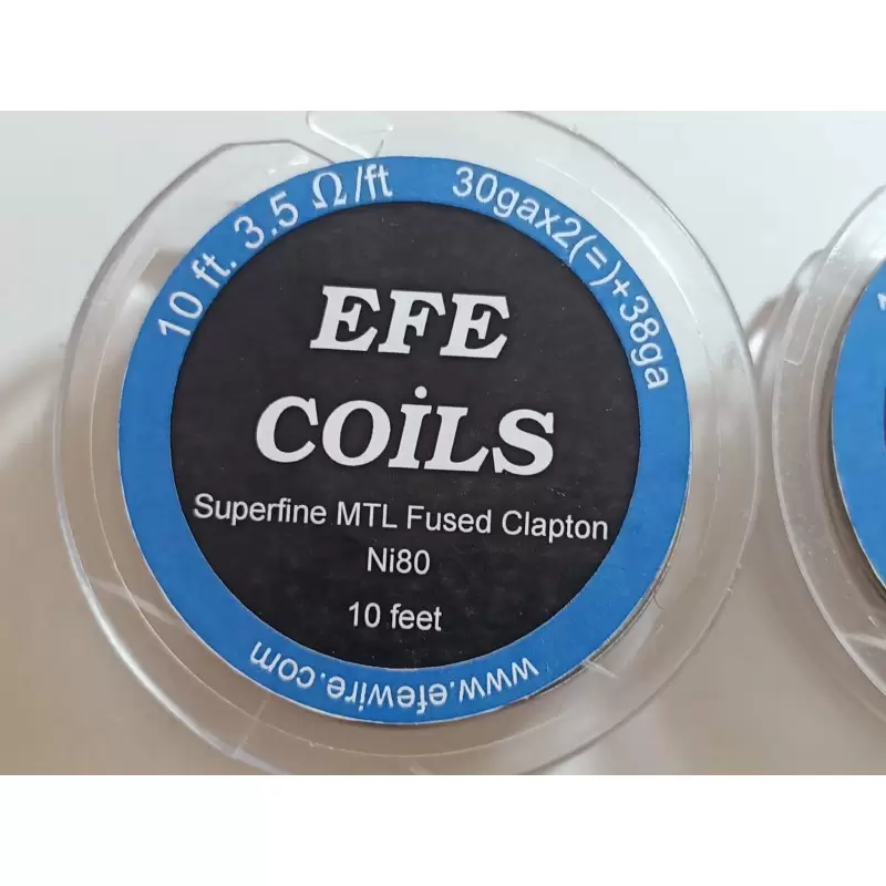 efe coils mtl superfine fused clapton 10 feet
