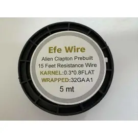 EFE WİRE ALİEN CLAPTON FLAT PREBUİLT  MAKARA TEL 5 METRE