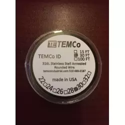 TEMCo 30 GA KANTHAL A1 MAKARA TEL 30 (FEET)